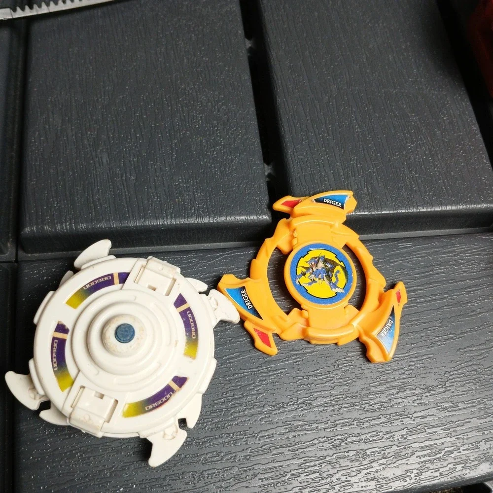 VTG White Dragoon G Tyson RC Grip Beyblade Launcher Takara V Force + Extras - ZC